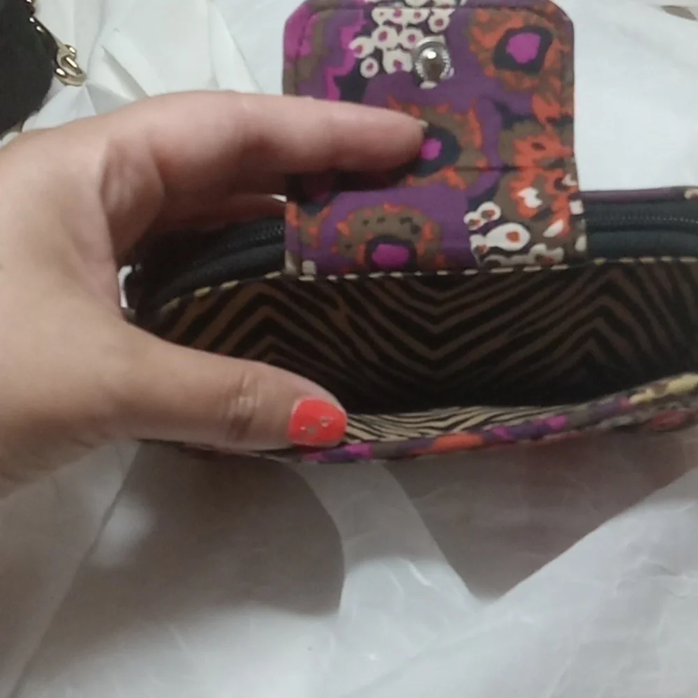 Vera bradley floral wallet/wristlet